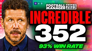 INCREDIBLE 3-5-2 Simeone FM23 Tactic (93% Win Rate)! | FM23 Tactics