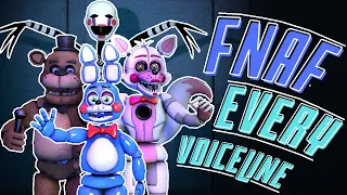 FNaF - EVERY VOICE LINE - UCN and AR - (Animated Slideshow Style)