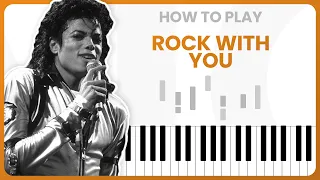 How To Play Rock With You By Michael Jackson On Piano - Piano Tutorial (Part 1)