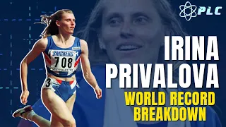 Irina Privalova World Record 60M 6.92 Breakdown