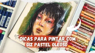 ✧ DICAS PARA PINTAR COM GIZ PASTEL OLEOSO *ﾟ⁠+ 🖍️