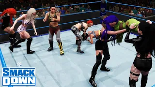 WWE 2K20 SMACKDOWN 8 WOMEN BATTLE ROYAL