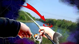 Chasing perch (fishing in the canal near Datteln)