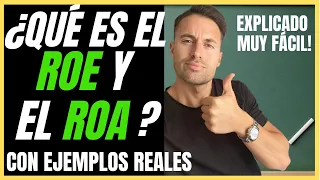 🤔✅QUÉ ES Y PARA QUE SIRVE EL ROE Y EL ROA EN LAS EMPRESAS 🏦 | 📚CONTABILIDAD PARA  BOLSA📊