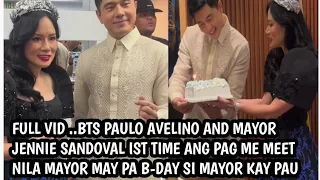 Look Paulo Avelino And Mayor Jennie Sandoval Ist Time Nagkita Ang humble ni pau grabe