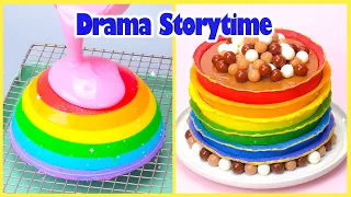 😤 Drama Storytime 🌈 1000+ Oddly Satisfying Rainbow Cake Decorating Compilation