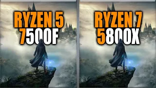 Ryzen 5 7500F vs 5800X Benchmarks - Tested in 15 Games and Applications