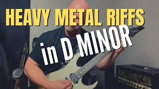 Heavy Metal Riffs in D Minor with Open Chords (and Tone Talk)