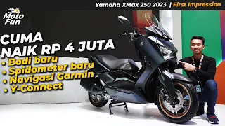 BEDAH DETAIL YAMAHA XMAX 250 CONNECTED 2023, MAKIN CANGGIH!!! | MotoFun Indonesia