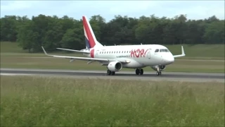 [HD] HOP! Embraer 170 takeoff at Basel Euroairport - 31/05/2015