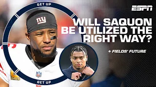 Will Saquon Barkley be UTILIZED the RIGHT WAY in Philly?! + Justin Fields as a backup QB? | Get Up
