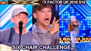 Tommy Ludford FALLS OFF THE STAGE | Six Chair Challenge X Factor UK 2018