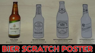 DAS 50 BELIEBTE BIERE AUS DEUTSCHLAND SCRATCH POSTER (Classic/Vote Edition)