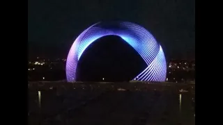 it was the coolest thing ever watching the sphere last night we had from last night
