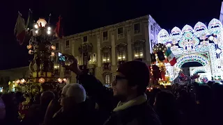 Candelore circolo s Agata piazza Duomo 2018