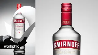 How to Photograph a Classic Vodka Bottle | Lighting & Photoshop Composite