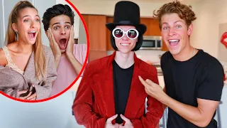 SURPRISING MY FRIENDS WITH WILLY WONKA!!