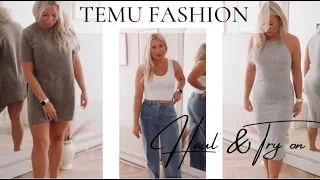 HUGE TEMU FASHION HAUL AND TRY ON | HONEST REVIEW | AD