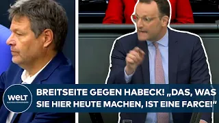 BUNDESTAG: "Das, was sie hier heute machen, ist eine Farce!" Volle Breitseite gegen Habeck