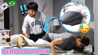 Period Prank on My Korean Boyfriend And See How He React