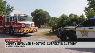 Deputy shot in Spartanburg Co., suspect in custody