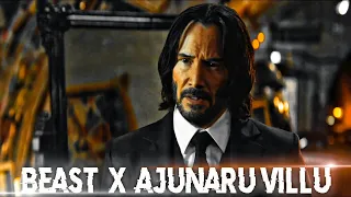 John wick 4 trailer edit tamil| beast X ajunaru villu ft. John wick 4 trailer|John wick4tamil status