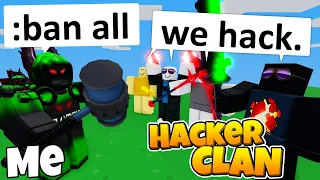 I Found the HACKER CLAN, as an ADMIN... (Roblox BedWars)