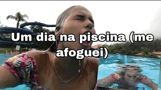 Um dia na piscina (me afoguei)