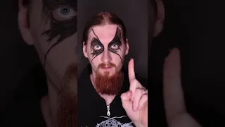 Perfect MAKEUP does not exis... #makeup #beauty #youtubeshorts #corpsepaint #metal