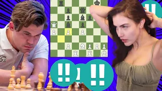 Maddening chess game | Magnus Carlsen vs Alexandra Botez 8