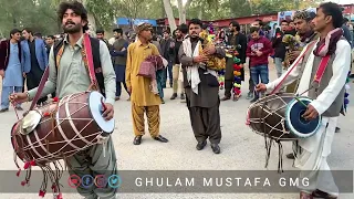 Saraiki jhumar on dhol | Quaid-i-Azam University Islamabad | Saraiki Students | Ghulam Mustafa GMG |