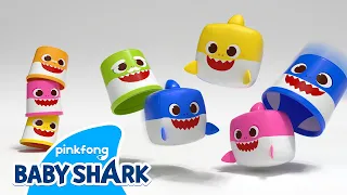 Find the Shark Family in the cups! | WowWee Toys | Pinkfong Baby Shark