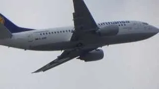 Power-Takeoff! Lufthansa Boeing 737-500 at DUS/Düsseldorf