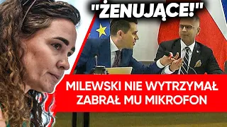 "Żenujące!". Milewski wyrwał mu mikrofon. Szczerba wyprowadził go z równowagi