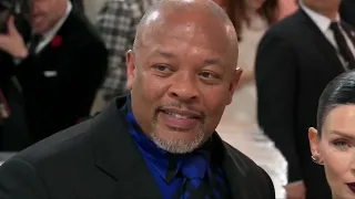 Dr. Dre arrives at the Met Gala