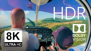 BEAUTIFUL VIEW from a small PLANE | GoPro 11 8K HDR 50fps