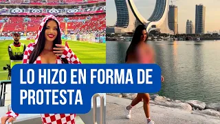 Ex Miss Croacia se vistió para molestar en Qatar | Opinada ft @ArellyTrujilloUWU