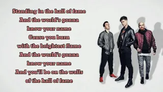 The Script - Hall of Fame (lyrics) Dark Rehab Hardstyle Bootleg