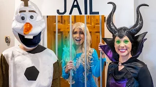 LOCKED UP!! Maleficent sends Elsa to JAIL!