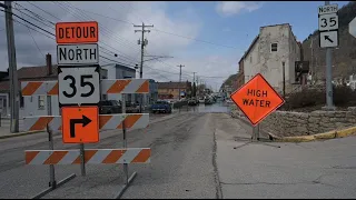 Fountain City, Wisconsin Flooding Due to the Mississippi River - April 24, 2023