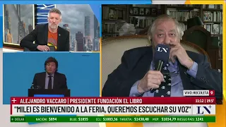 La Feria del Libro abrió con críticas a Milei: "Es bienvenido a la feria, queremos escuchar su voz"