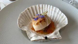 Art restaurant review, One Michelin Star at the National Gallery of Singapore