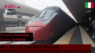 PRIMA class of Italo EVO brand new high-speed train of NTV, the private italian high-speed company