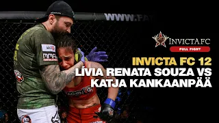 Full Fight | Livia Renata Souza takes on Katja Kankaanpää for the Strawweight Title | Invicta FC 12