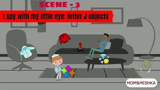 I Spy Letter J Objects With My Little Eyes | Word game for kids | I Spy with my little eye