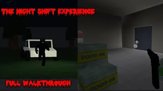 Roblox-The night shift experience(Full walkthrough/Bad ending)(OLD)-EricOfFlame
