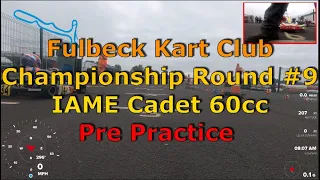 Oct20 - Fulbeck Circuit [Race day] - Pre-Practice - IKR Series - 2020 Championship Round #9