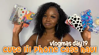 PHONE CASE HAUL !! ft. ROMWE 📞 VLOGMAS 2020