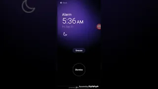 Bixby Alarm (September 20 2019; 5:35 AM)