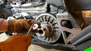 Arctic Cat Belt removal, the easy way!